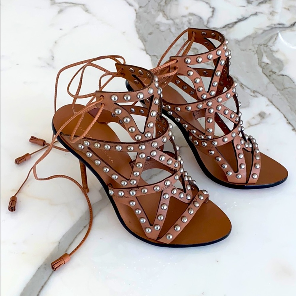 Sophia Webster studded leather sandals - size 8.5